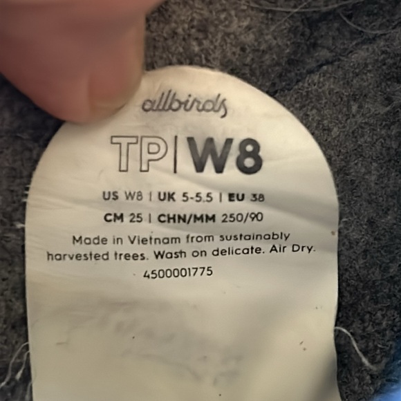 EUC allbirds Tree Pipers Womens Bouyant Blue Sz 8 - Picture 12 of 14